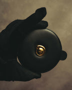 “Cartier” 80’s-90’s Panthère round leather compact mirror
