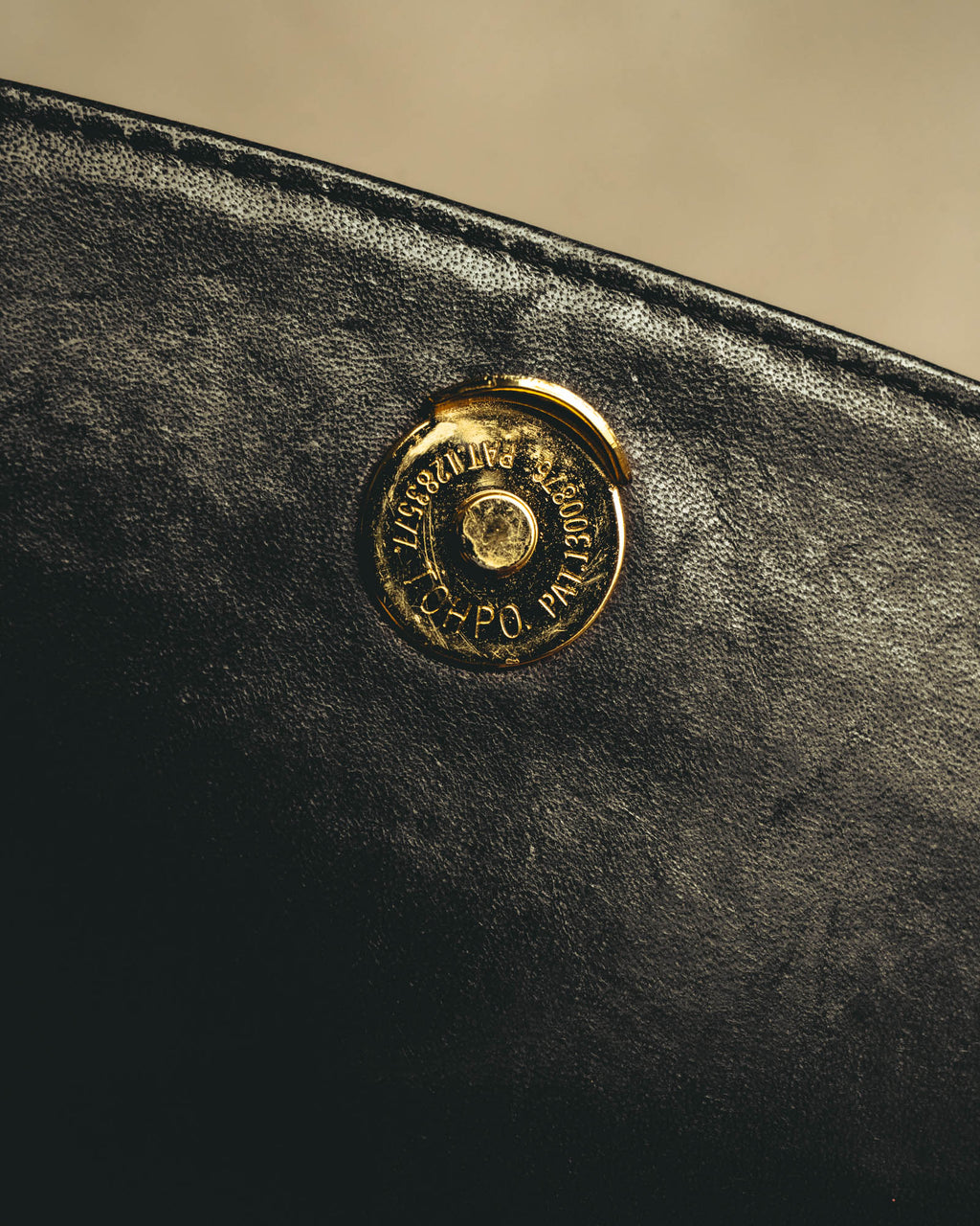 "BALENCIAGA" 80's-90's Ornately embossed leather handbag