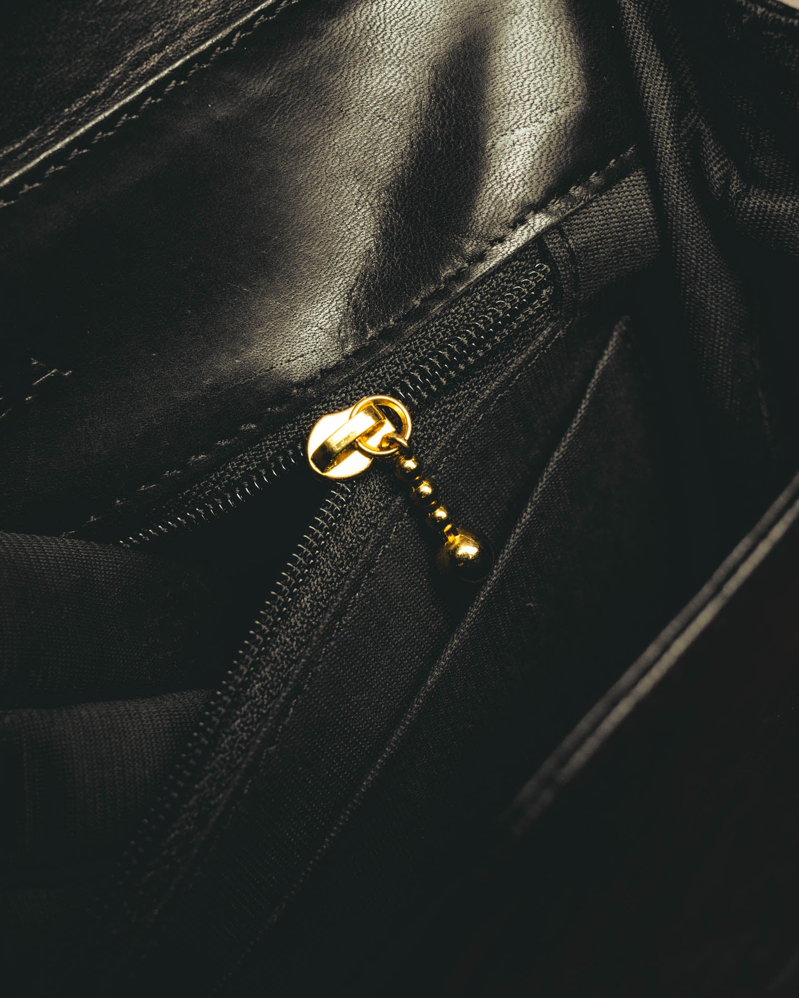 "BALENCIAGA" 80's-90's Ornately embossed leather handbag