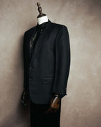 "BALENCIAGA" 80's-90's Structured wool blazer