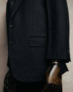 "BALENCIAGA" 80's-90's Structured wool blazer