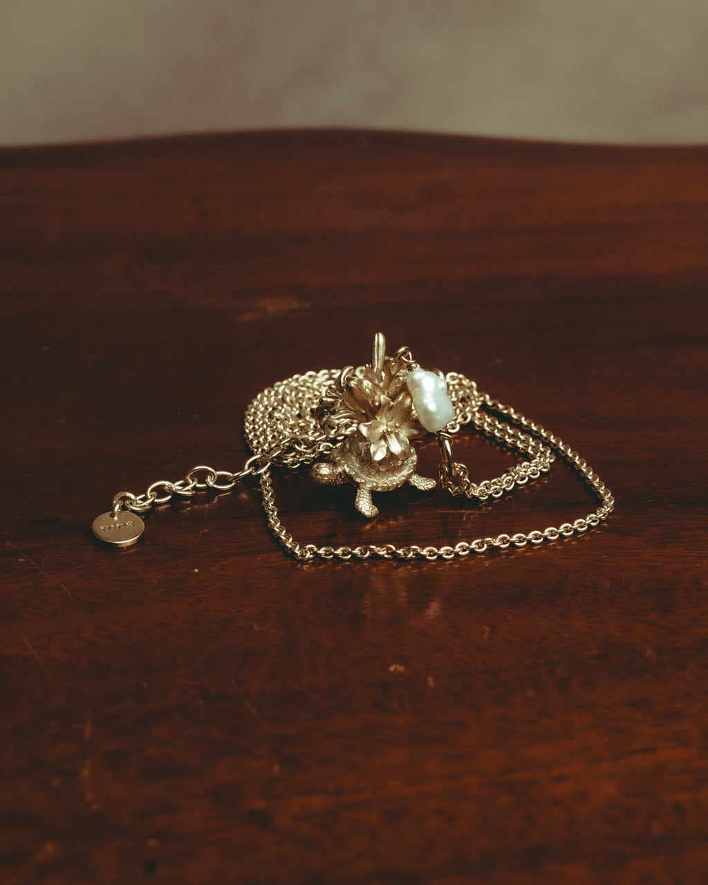 -SPECIAL- “Dior” 22’s-23’s Rêve d’Infini floral turtle long necklace