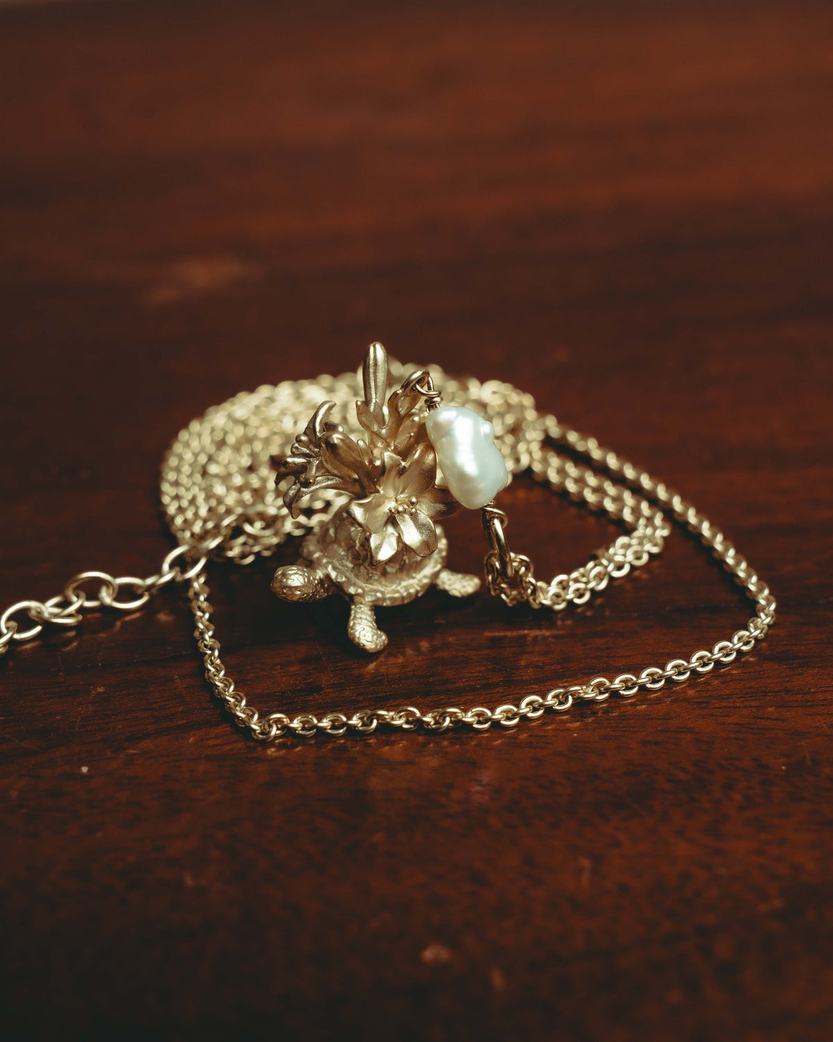 -SPECIAL- “Dior” 22’s-23’s Rêve d’Infini floral turtle long necklace