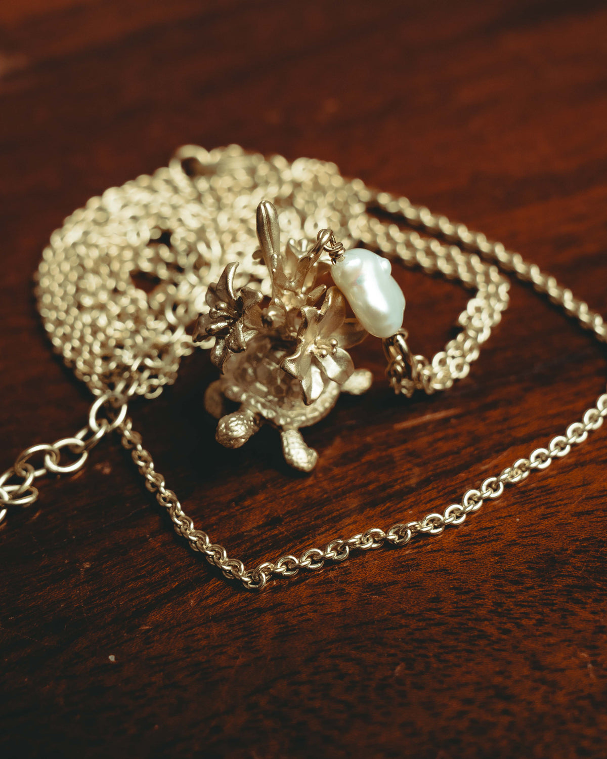 -SPECIAL- “Dior” 22’s-23’s Rêve d’Infini floral turtle long necklace