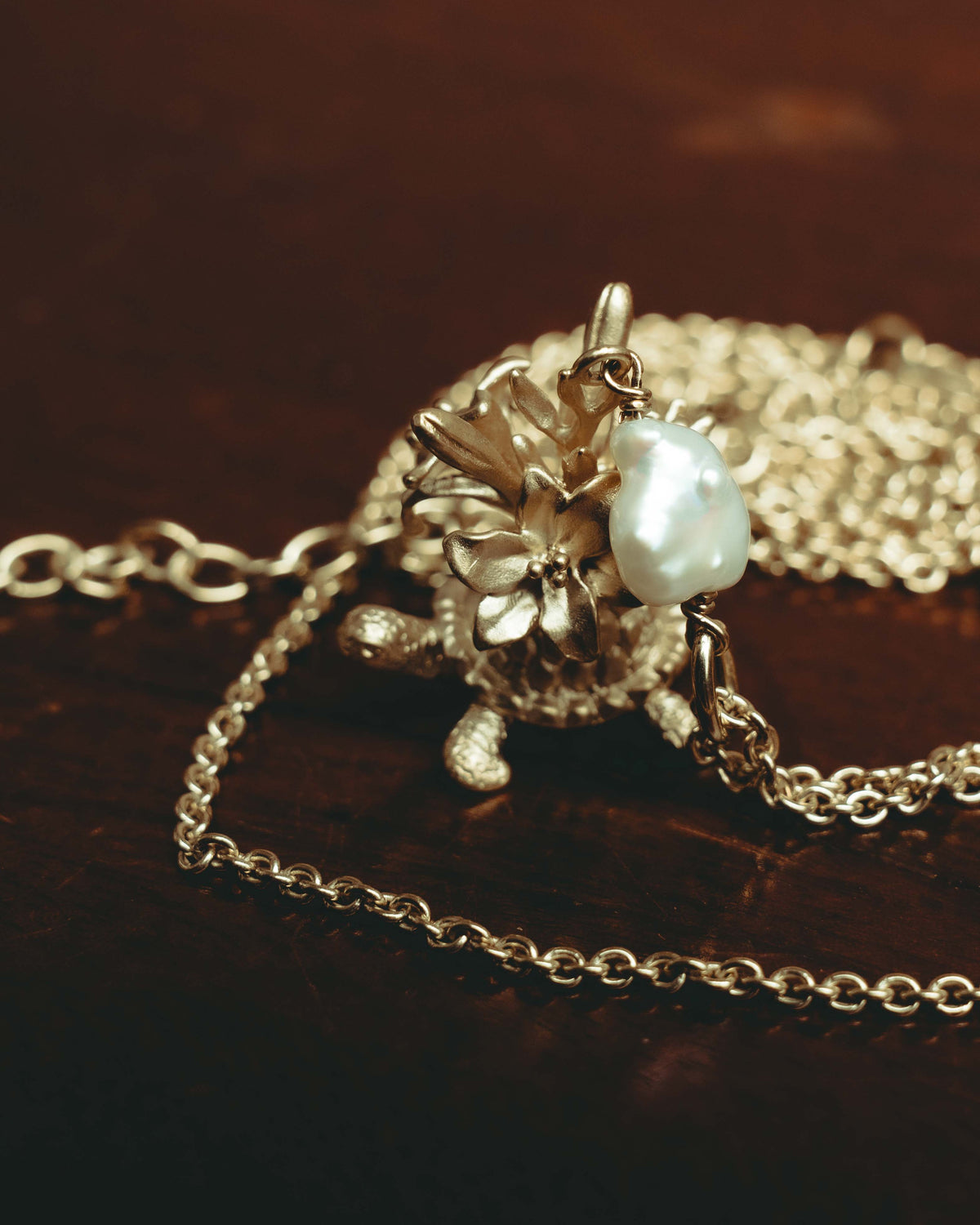 -SPECIAL- “Dior” 22’s-23’s Rêve d’Infini floral turtle long necklace