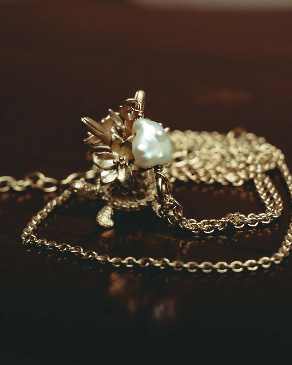 -SPECIAL- “Dior” 22’s-23’s Rêve d’Infini floral turtle long necklace