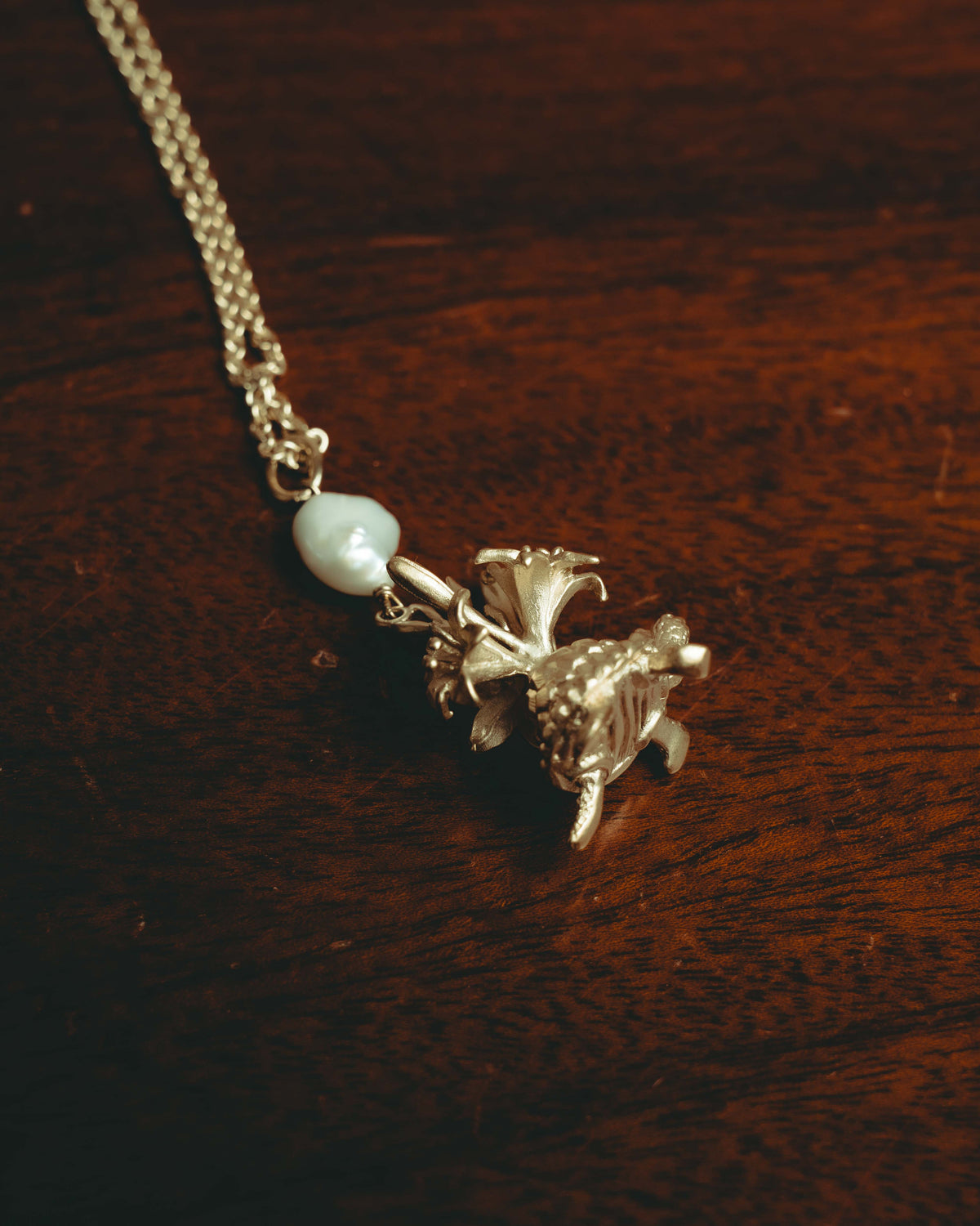 -SPECIAL- “Dior” 22’s-23’s Rêve d’Infini floral turtle long necklace