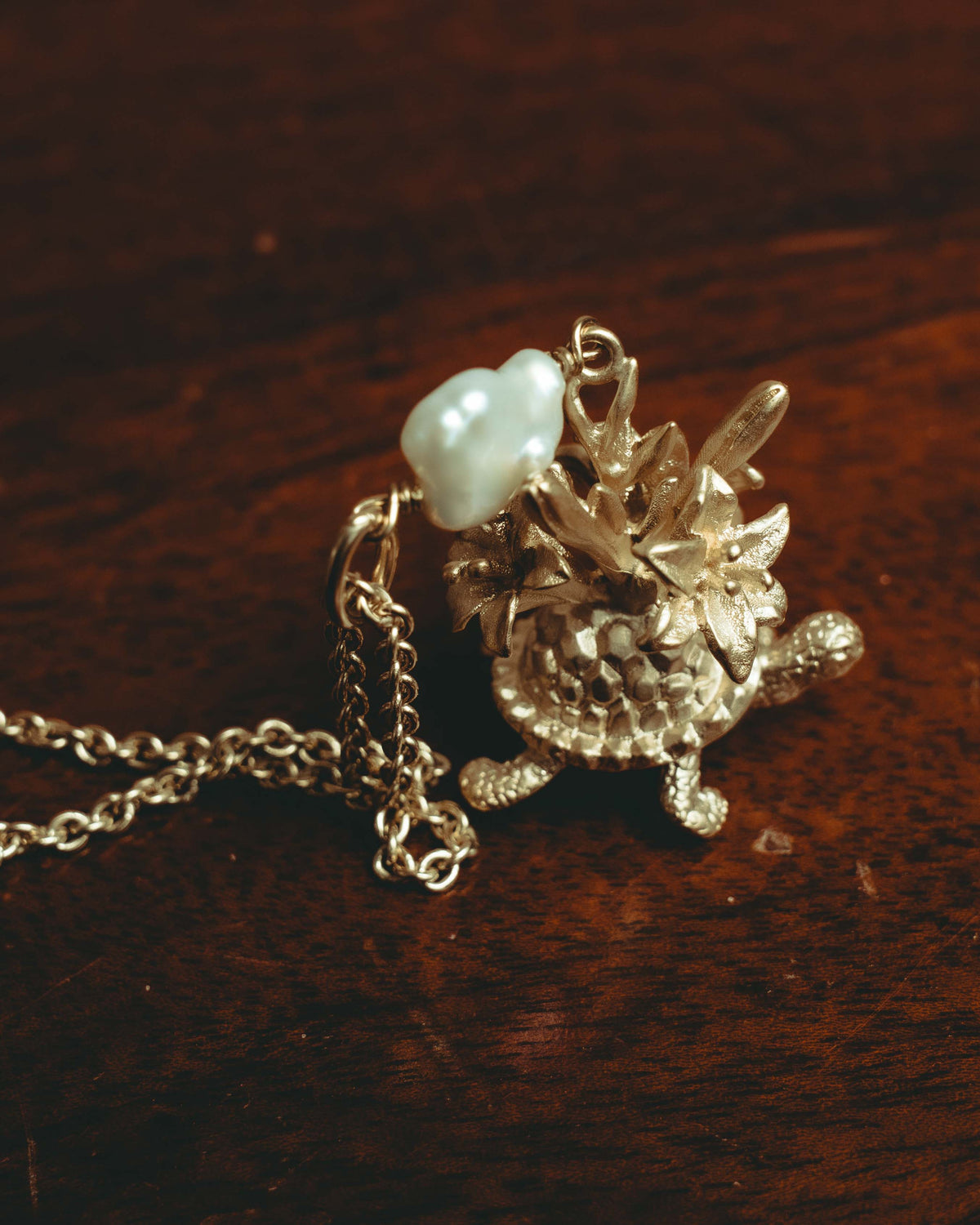 -SPECIAL- “Dior” 22’s-23’s Rêve d’Infini floral turtle long necklace