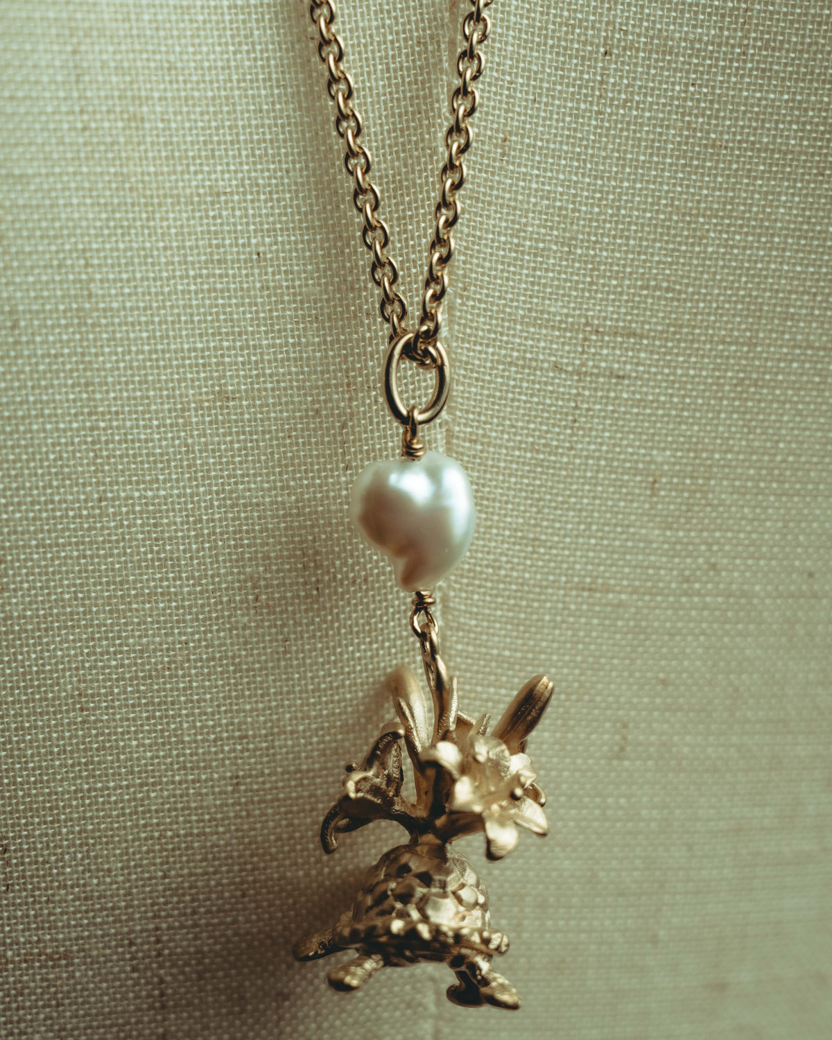 -SPECIAL- “Dior” 22’s-23’s Rêve d’Infini floral turtle long necklace