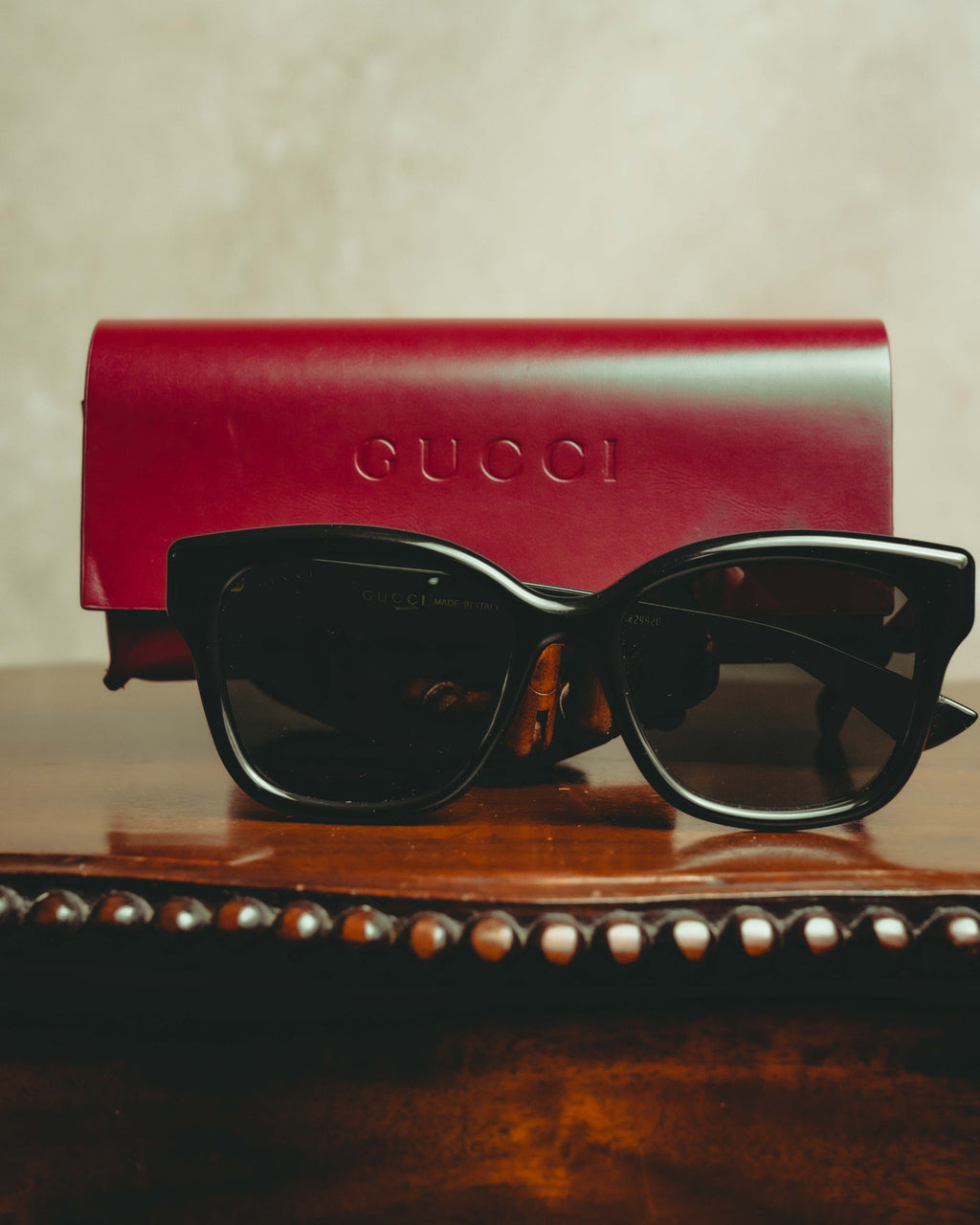 -SPECIAL- “GUCCI” 2025-26 Sculpted square frame double G sunglasses