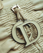 -SPECIAL- “Christian Dior” 00’s-10’s Karenina ruched leather top handle bag