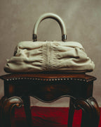 -SPECIAL- “Christian Dior” 00’s-10’s Karenina ruched leather top handle bag