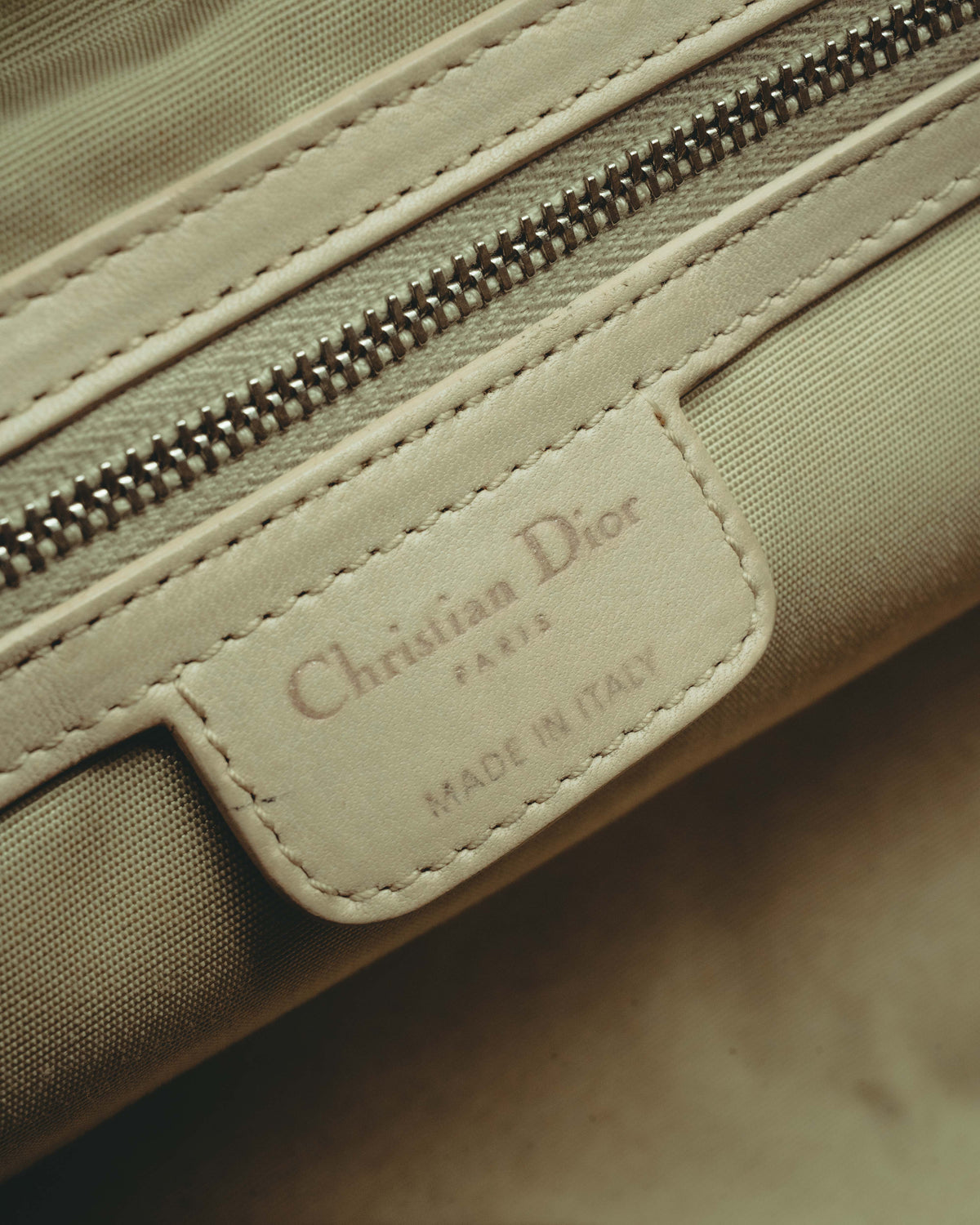 -SPECIAL- “Christian Dior” 00’s-10’s Karenina ruched leather top handle bag