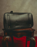 -SPECIAL- “Pierre Cardin” 90’s-00’s Belted flap leather top handle bag