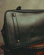 -SPECIAL- “Pierre Cardin” 90’s-00’s Belted flap leather top handle bag