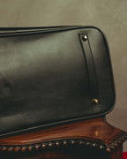 -SPECIAL- “Pierre Cardin” 90’s-00’s Belted flap leather top handle bag