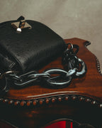 -SPECIAL- “RED VALENTINO” 20’s Minimaxi chain textured leather crossbody bag