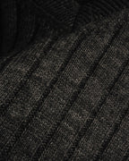 "DOLCE & GABBANA" 00's-10's Textured ribbed v-neck sweater
