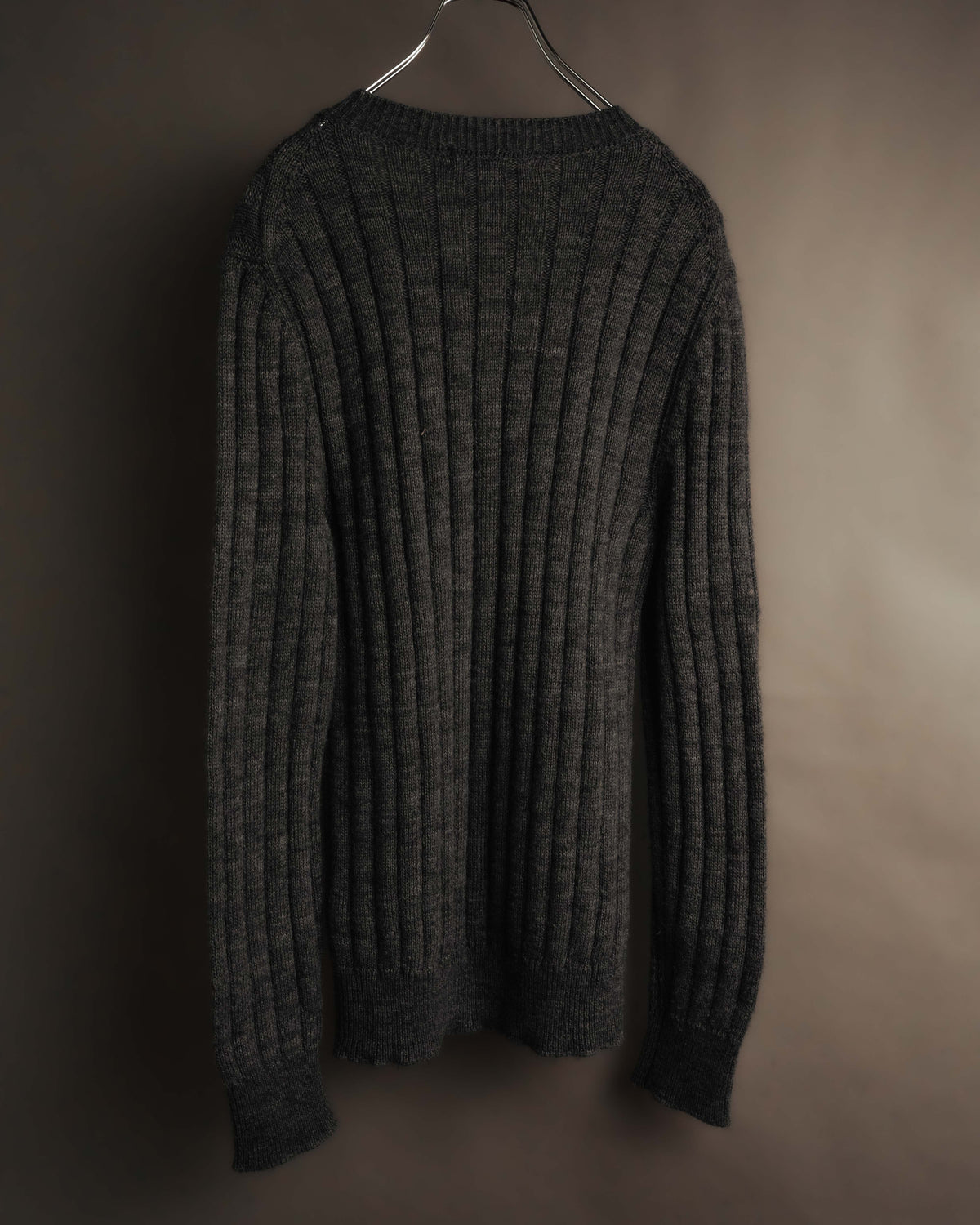 "DOLCE & GABBANA" 00's-10's Textured ribbed v-neck sweater