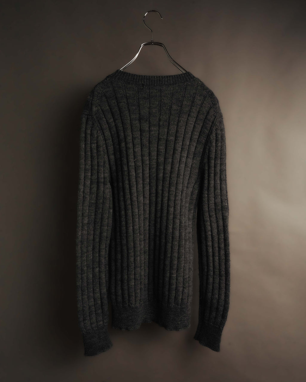 "DOLCE & GABBANA" 00's-10's Textured ribbed v-neck sweater