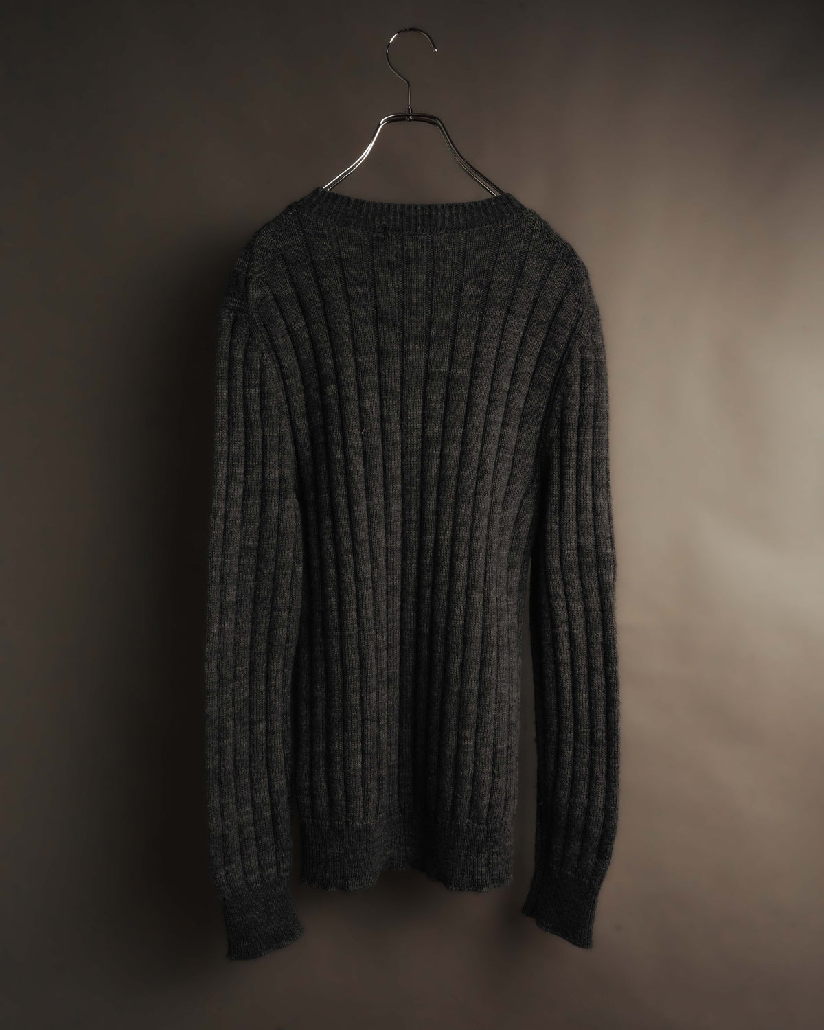 "DOLCE & GABBANA" 00's-10's Textured ribbed v-neck sweater