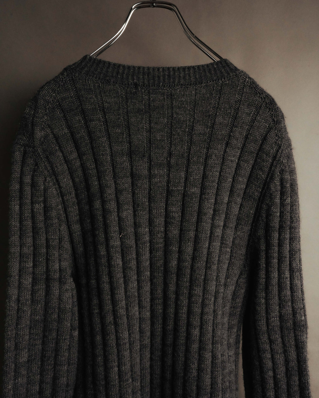 "DOLCE & GABBANA" 00's-10's Textured ribbed v-neck sweater