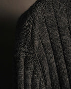"DOLCE & GABBANA" 00's-10's Textured ribbed v-neck sweater