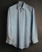 "Yves Saint Laurent" 80's-90's Classic striped dress shirt