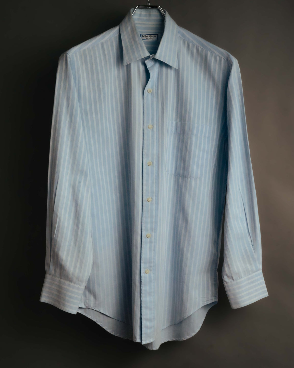 "Yves Saint Laurent" 80's-90's Classic striped dress shirt