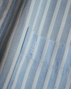 "Yves Saint Laurent" 80's-90's Classic striped dress shirt