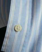 "Yves Saint Laurent" 80's-90's Classic striped dress shirt