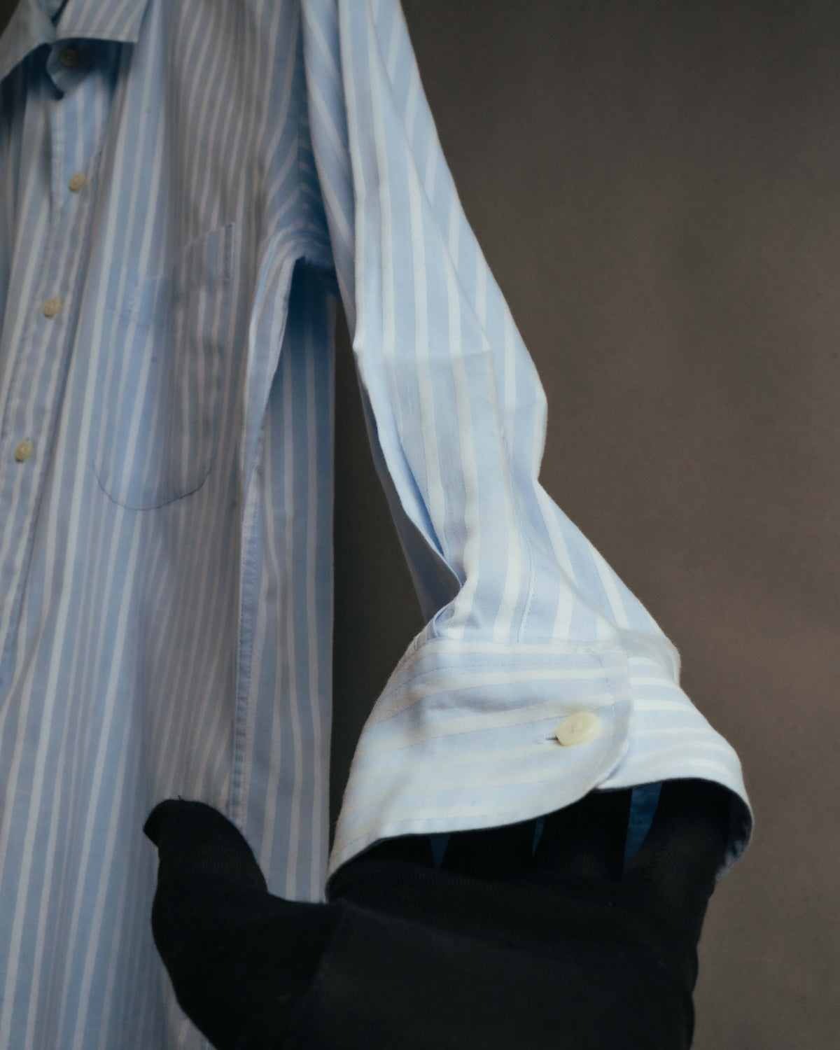 "Yves Saint Laurent" 80's-90's Classic striped dress shirt