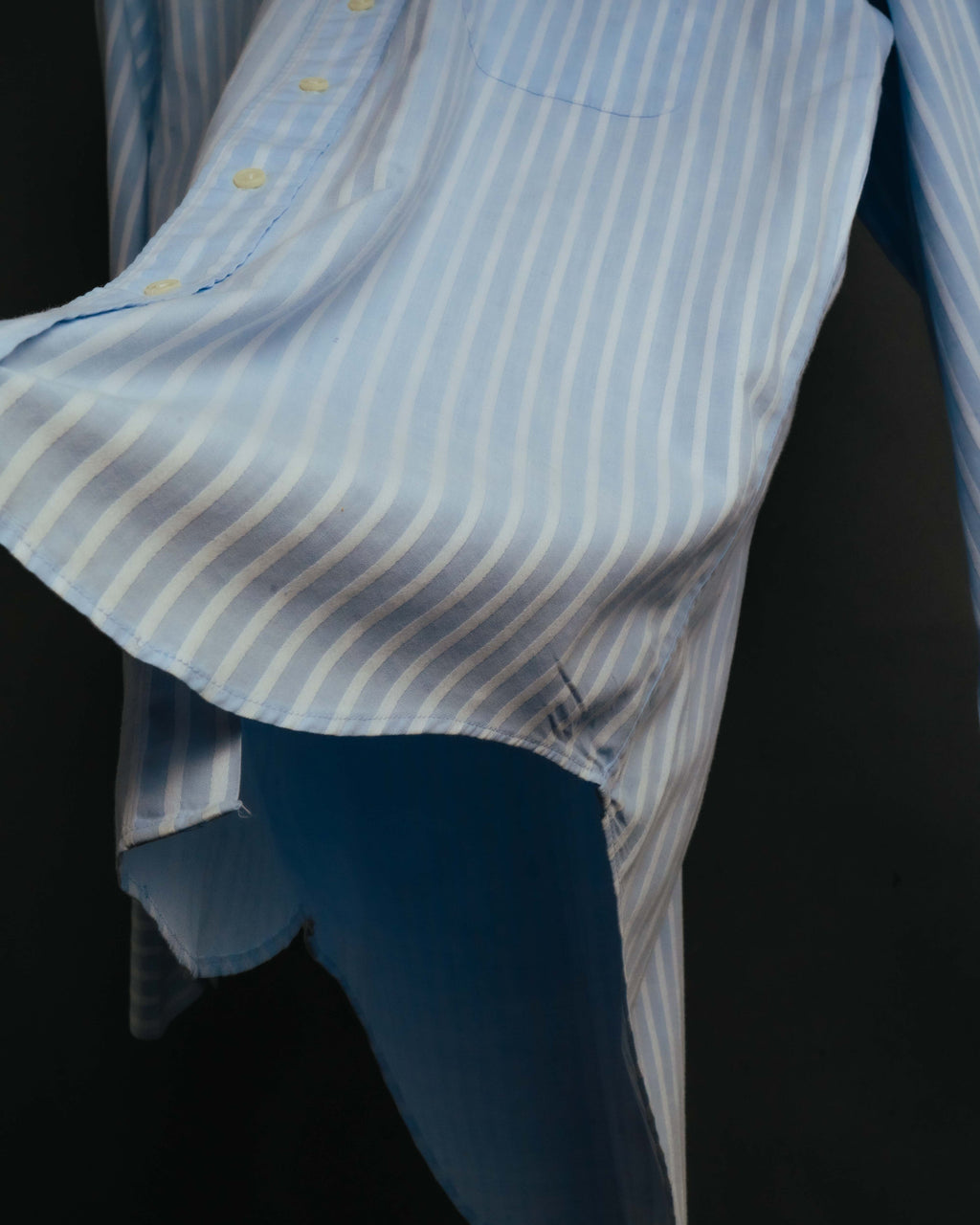 "Yves Saint Laurent" 80's-90's Classic striped dress shirt