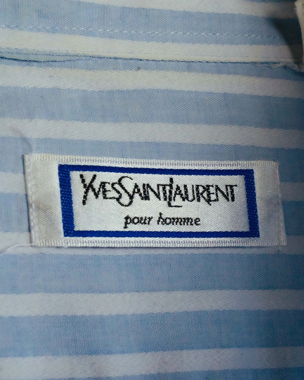 "Yves Saint Laurent" 80's-90's Classic striped dress shirt