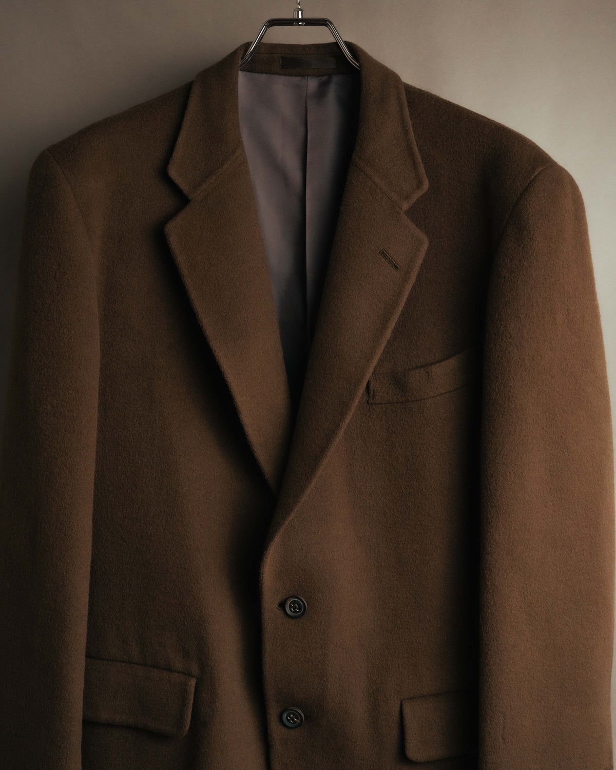 "Burberrys" 90's Cashmere blend single breasted wool blazer