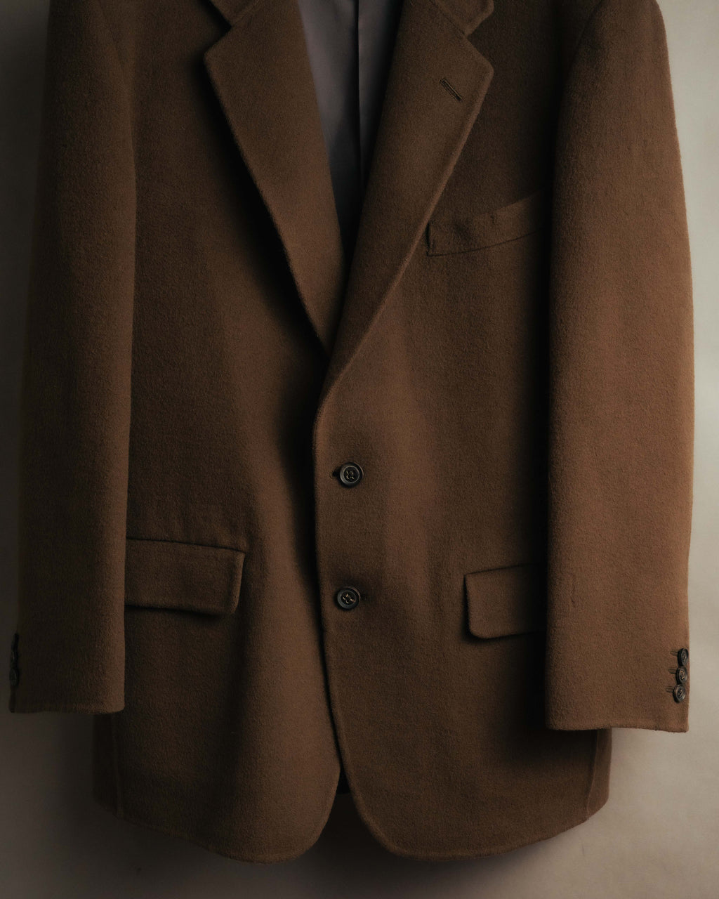 "Burberrys" 90's Cashmere blend single breasted wool blazer