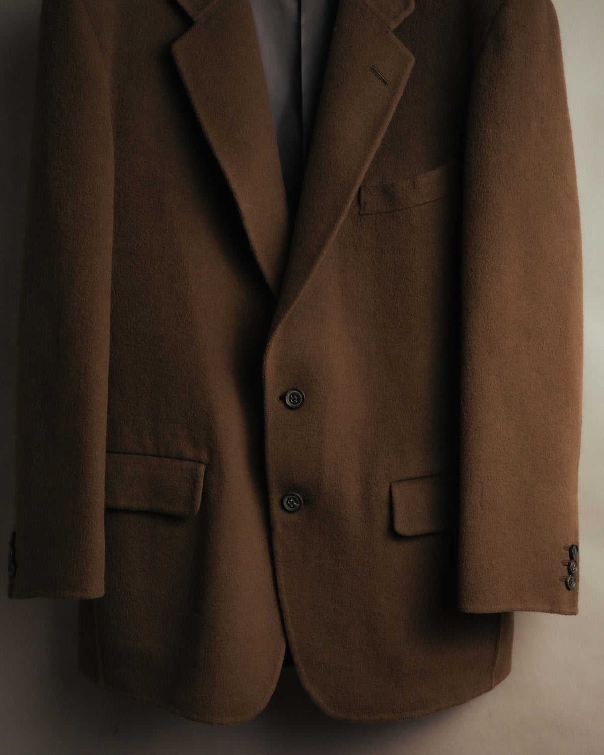"Burberrys" 90's Cashmere blend single breasted wool blazer