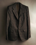 "GUCCI" 90's-00's Windowpane wool blazer