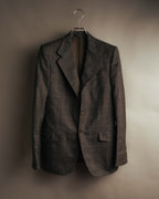 "GUCCI" 90's-00's Windowpane wool blazer
