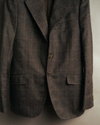 "GUCCI" 90's-00's Windowpane wool blazer