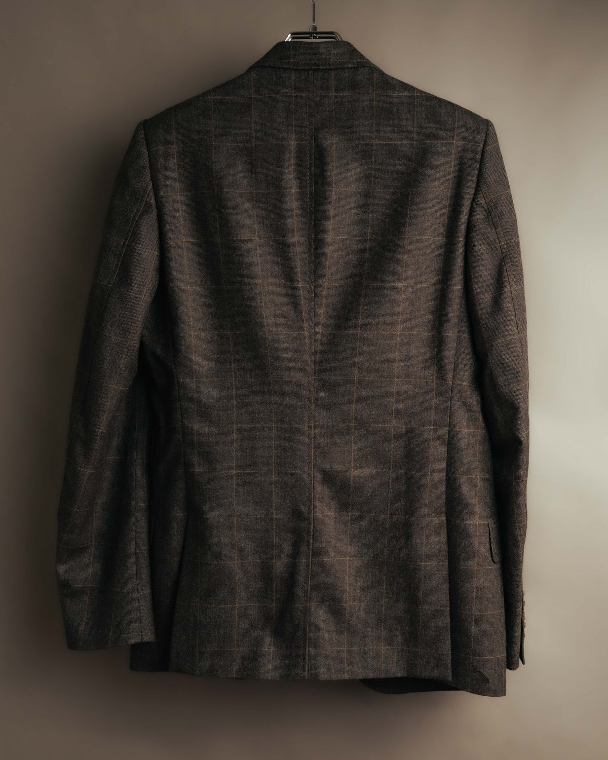 "GUCCI" 90's-00's Windowpane wool blazer