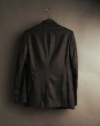 "GUCCI" 90's-00's Windowpane wool blazer