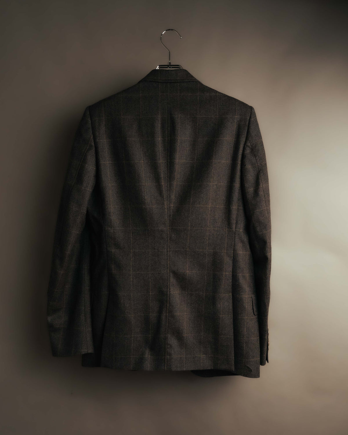 "GUCCI" 90's-00's Windowpane wool blazer