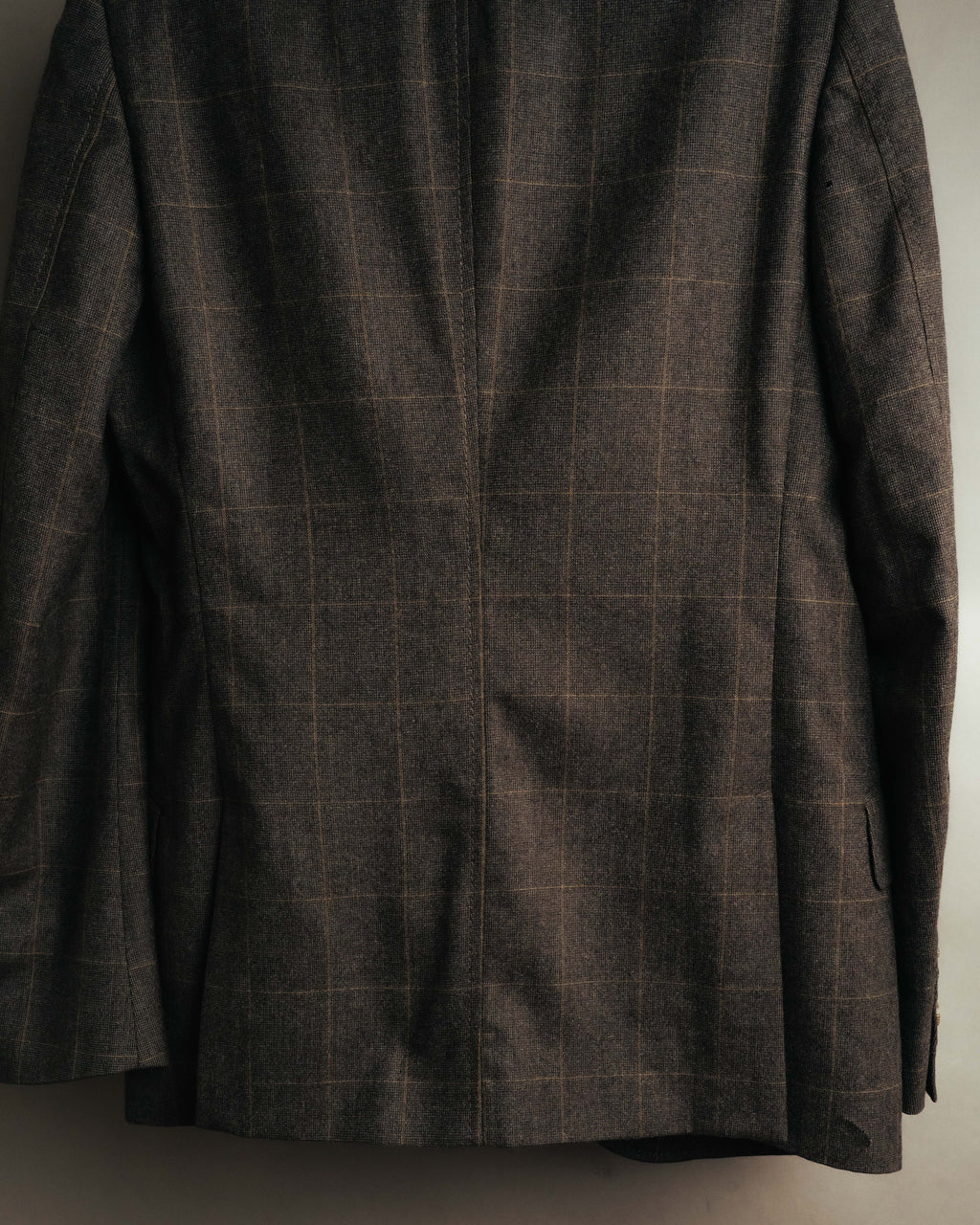 "GUCCI" 90's-00's Windowpane wool blazer