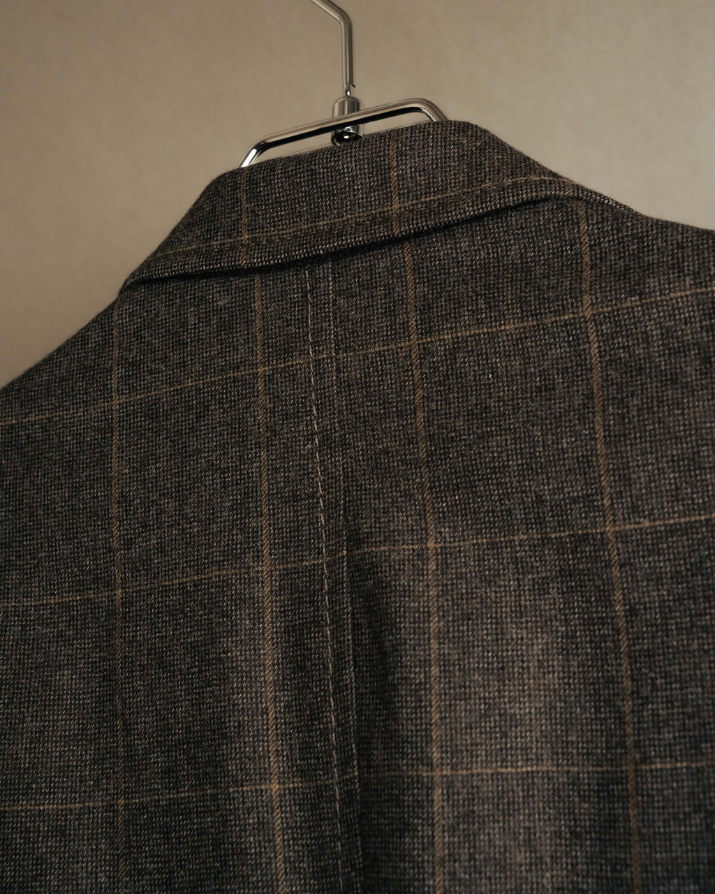 "GUCCI" 90's-00's Windowpane wool blazer