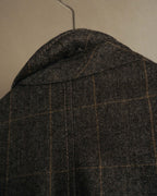 "GUCCI" 90's-00's Windowpane wool blazer