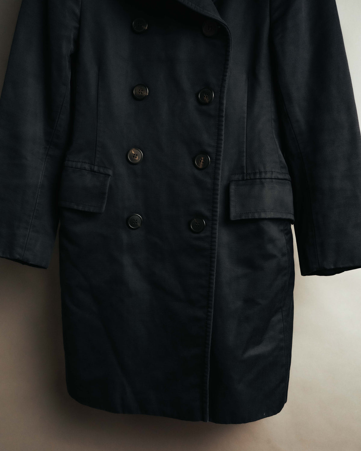 "DRIES VAN NOTEN" 00's-10's Tailored double-breasted trench coat