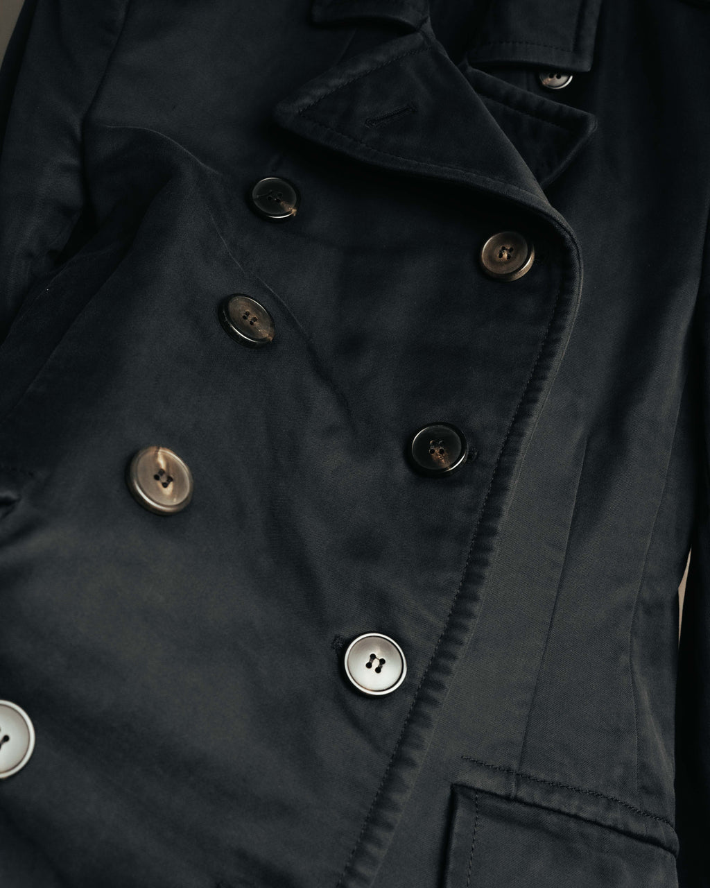 "DRIES VAN NOTEN" 00's-10's Tailored double-breasted trench coat