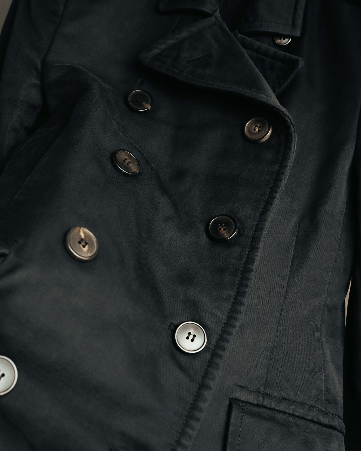 "DRIES VAN NOTEN" 00's-10's Tailored double-breasted trench coat