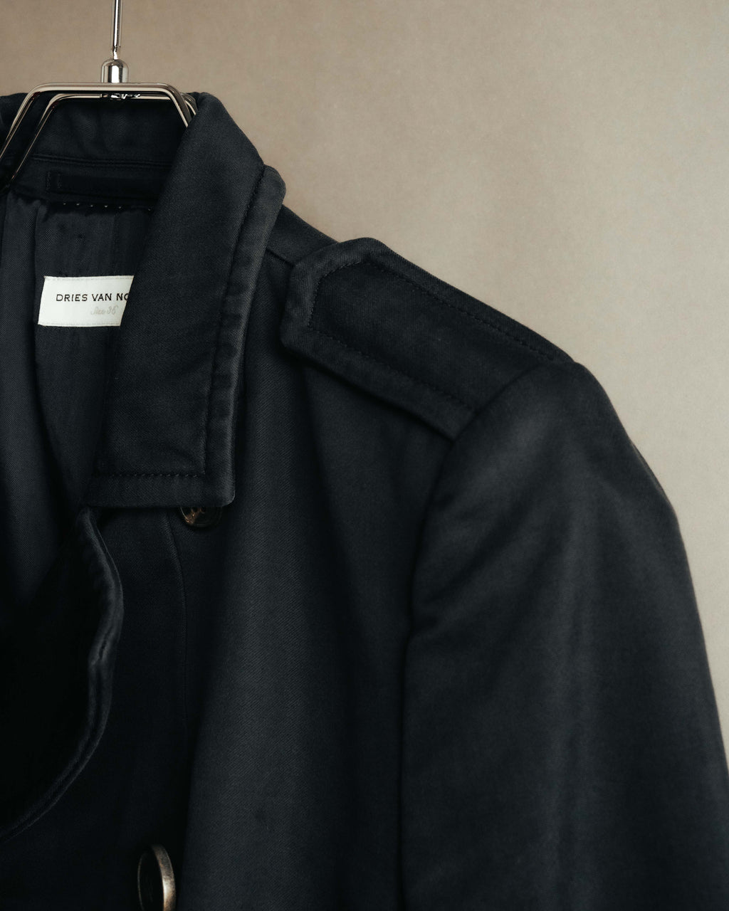 "DRIES VAN NOTEN" 00's-10's Tailored double-breasted trench coat